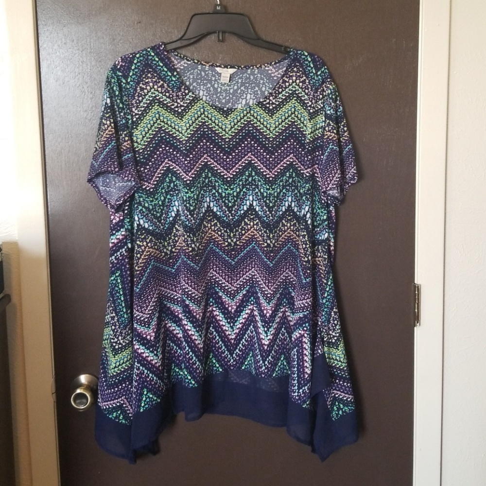 Multi color top
